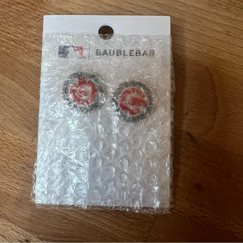 BaubleBar Gold and Silver Stud Earrings - Picture 3 of 3